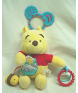 Disney Baby WINNIE THE POOH BEAR 9&quot; On-The_Go Activity Plush Stuffed Ani... - $302.44 MXN
