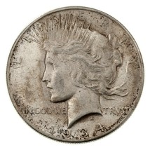 1934-S $1 Silver Peace Dollar in Extra Fine+ XF+ Condition, Strong Detail - $247.49