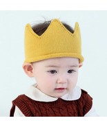 Woolen Yarn Baby Boys Girls Crown Knit Headband Hat hair accessories bea... - £5.49 GBP