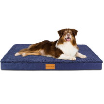 Orthopedic Pet Bed for Extra Large Dogs, 48&quot;X30&quot; Navy Blue Dog Beds - $38.79