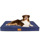 Orthopedic Pet Bed for Extra Large Dogs, 48&quot;X30&quot; Navy Blue Dog Beds - $54.63 CAD