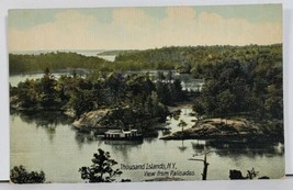 NY Thousand Island View from Palisades Postcard D13 - £6.28 GBP