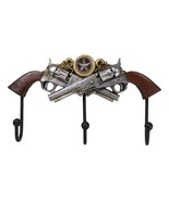 Rustic Western Old World Dual Six Shooter Gun Pistols With Lone Star 3 P... - $34.17 CAD