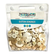 Buttons Galore Button Grab Bag Bonanza Collection Ivory - $10.54