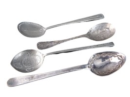 4 Antique Navajo Silver spoons - £469.16 GBP