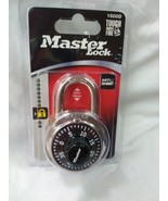 Master Lock Padlock 1500D, Preset Combination Lock, 1-7/8&quot; Wife Black Di... - £3.94 GBP