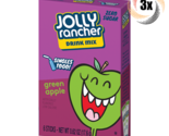 3x Packs Jolly Rancher Green Apple Drink Mix Singles | 6 Sticks Per Pack... - $11.27