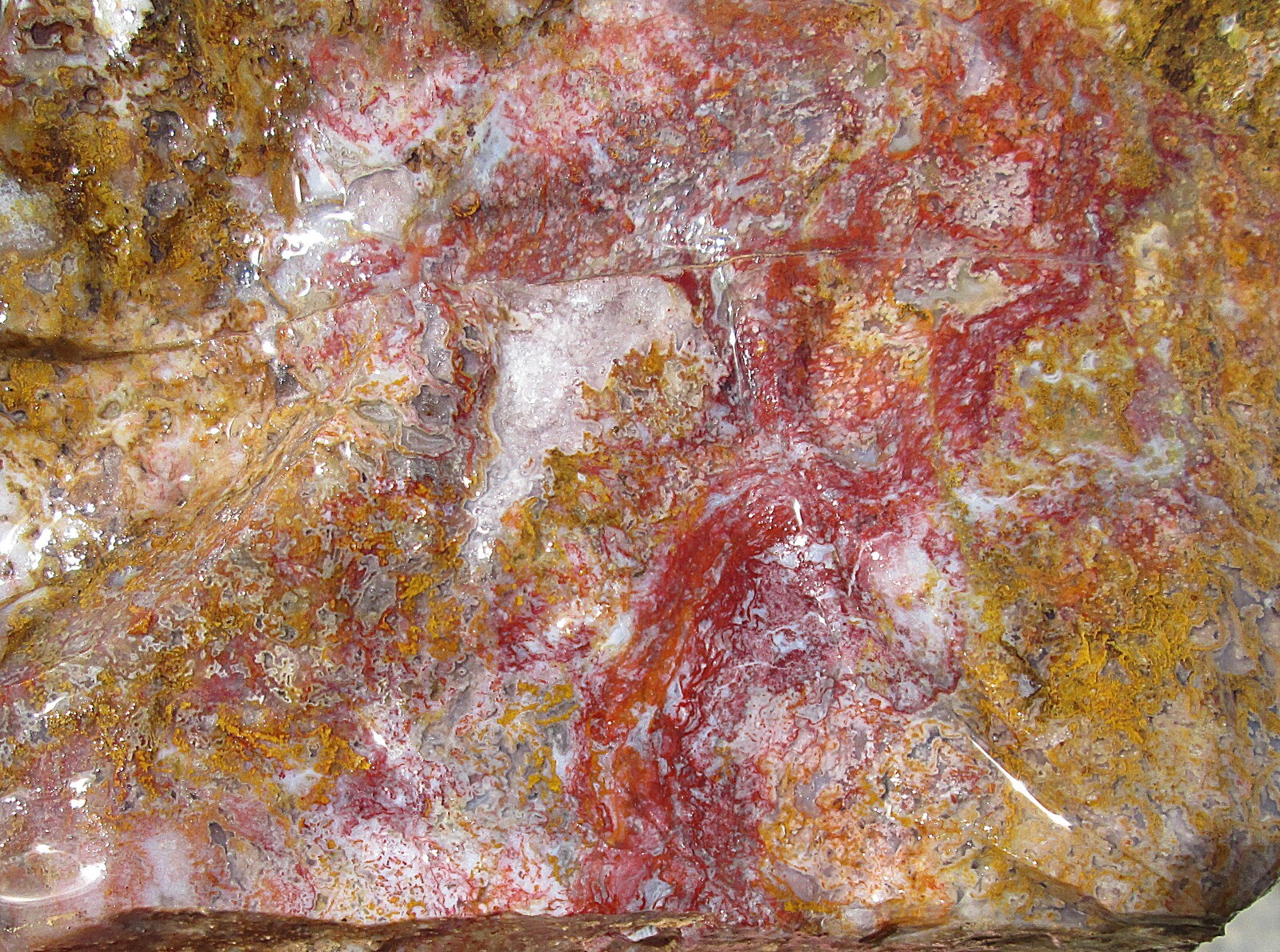 Moss Agate Rough 61/2Inch X 51/2Inch X 33/4Inch 4Lbs 12Ozs New Fresh US ... - $82.00