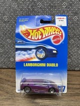 HOT WHEELS BLUE CARD COLLECTOR # 227 PURPLE LAMBORGHINI DIABLO KG - £5.34 GBP