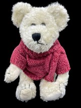 Boyds Bears Friends Red Sweater Bear Archive Collection 12&quot; Posable Teddy - $13.00