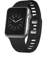 Silicone Sport Band for Apple Watch 42mm - Black - SRP $24.99 - $10.84 CAD