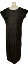 Vintage 100% Silk Black Maxi Dress-Size M - £93.60 GBP