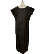 Vintage 100% Silk Black Maxi Dress-Size M - £93.57 GBP