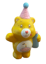 Vintage Care Bears Birthday Bear with Party Hat Figurine AGC 1983 - £11.13 GBP