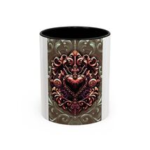 Victorian Anchor Heart Coffee Mug Filigree Swords Ornate Steampunk 11oz ... - $18.79+