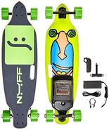 NUFF Electric Longboard, Black/ Green - $395.01
