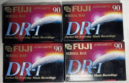 Fuji DR-I 90 Minute Blank Audio Cassette Tapes Normal Bias New Sealed 4 ... - $15.34