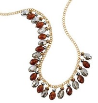 Avon Faceted Topaz Color Statement Necklace ~ New Sealed!!! - £14.28 GBP