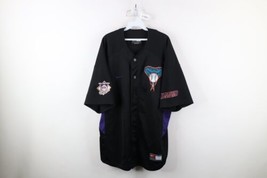 Vtg Nike Mens XL Spell Out Arizona Diamondbacks Baseball Jersey Black Stitched - £77.83 GBP