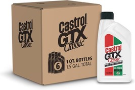 Castrol GTX Classic 20W-50 Conventional Motor Oil, 1 Quart, Pack of 6 - £52.86 GBP