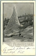 Frozen Ice Stilo Parkers Glen Pennsylvania Pa 1906 Udb Cartolina C15 - £8.67 GBP