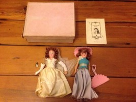 Vintage Nancy Ann Pair of Little Women Meg #250 Storybook Dolls w/ Box a... - £39.10 GBP