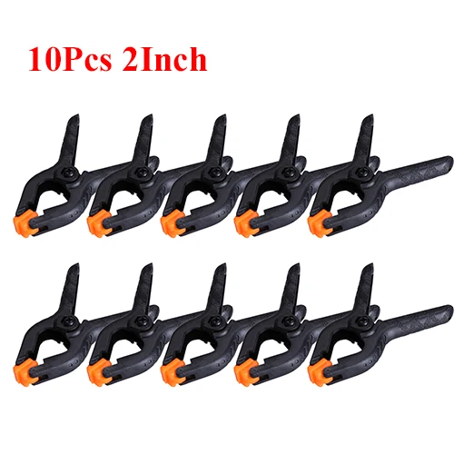 2/3/4/6 inch Spring Clamps DIY wor Tools Plastic Nylon Clamps For wor Spring Cli - £47.75 GBP