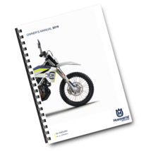 HUSQVARNA 2019 - 701 ENDURO US - OWNERS MANUAL - REPRINTED COMB BOUND - $49.99