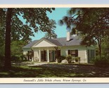View of Little White House Warm Springs Georgia GA Chrome Postcard M14 - $3.91