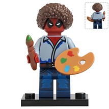 Bob Ross Deadpool Marvel Comics Single Sale Minifigure Gift Toys - £2.51 GBP