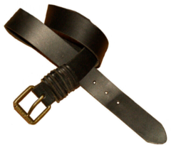 Vintage Buffalo David Bitton Black Leather Belt, Size M, CA17311 - £14.00 GBP