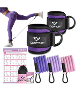 Ankle Resistance Bands with Cuffs for Working Out, Kickbacks, Hip, Leg a... - $18.80