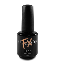 Fuzion FX Winter Flakes Shiny Top Coat - Jade, 15ml