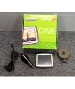 TomTom One N14644 3.5-inch Portable GPS Navigator with Power Supply - $14.99