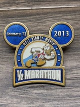 WDW - 2013 Half Marathon Logo - Donald Duck Disney Pin KG JD - $7.91