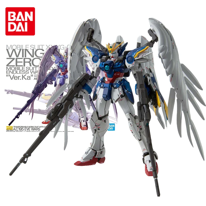 Bandai Genuine Gundam Model Kit Anime Figure MG XXXG-00W0 Wing Gundam Ze... - $133.34