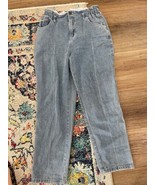 Aaron &amp; Amber High Rise Elastic Waist Mom jeans size large NWT vintage look - £16.22 GBP