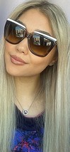 New FENDI FF 0087/S CUMJD 53mm White Tortoise Oversized Women&#39;s Sunglasses Italy - £201.76 GBP