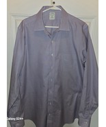 Brooks Brothers Shirt Mens 17 - 37 Milano Purple Button Down Non  Stretch - $297.80 MXN