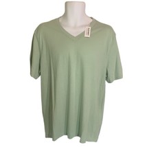 Old Navy Men Short Sleeve Core Vee T Shirt Pale Glass Soft Wash Size Lar... - $15.00