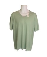 Old Navy Men Short Sleeve Core Vee T Shirt Pale Glass Soft Wash Size Lar... - €12,97 EUR