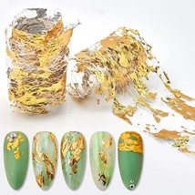 3D Nail Design Mesh Sticker Gold Silver Net Line Tape Metallic Foils dec... - £12.35 GBP