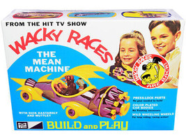 Skill 2 Snap Model Kit The Mean Machine w Dick Dastardly Muttley Figurines Wacky - £35.77 GBP