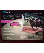 NCR Professional Series 4 X 6 High Gloss Photo Paper 25 Sheets 981297 - $6.81