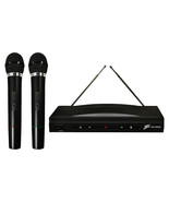 Studio Z (GW3002) Dual Microphone System with Wireless Receiver - £56.19 GBP