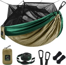 Hammock Tent For Travel Camping, Portable Hammock With Net Single Or, Beach. - £34.76 GBP