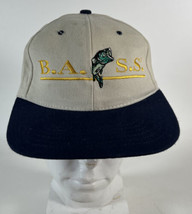 Vintage B.A.S.S. Strap-Back Trucker Hat New With Tags Cotton Deluxe Plea... - $24.74