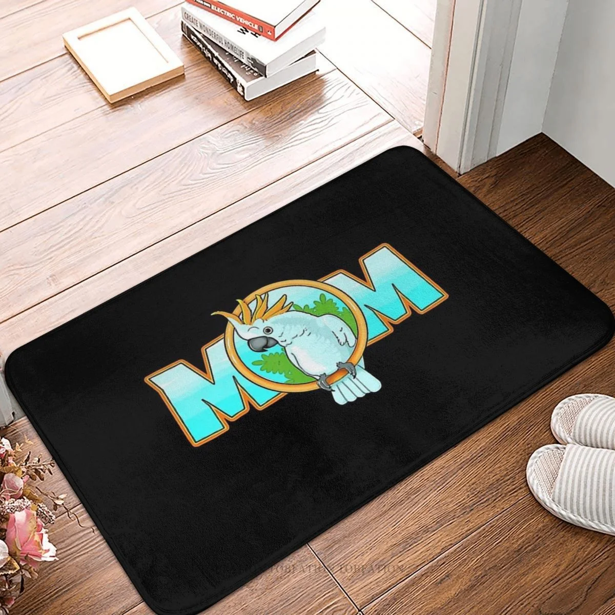 Cockatiel Non-slip Doormat Mom Parrot Bird Owner Bath Bedroom Mat Outdoor Carpet - $15.99