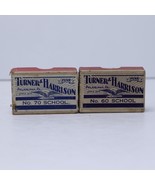 Pair of Turner &amp; Harrison #60 &amp; #70 Pen Nibs One Gross Box Uncounted/Unc... - $75.19