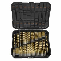 Enertwist Titanium Drill Bit Kit Set For Metal And Wood, 230 Pcs., Coate... - £41.51 GBP